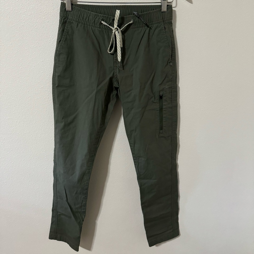 Vuori Ripstop Pant Army Green DuraTerra Hiking Lightweight X-Small